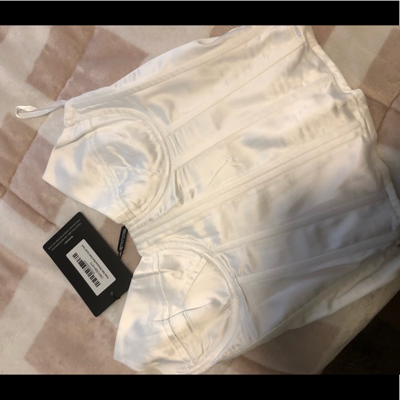 White Corset Top - US 4 (UK 8) - Picture 2 of 3